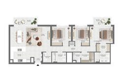 3 bedroom apartment